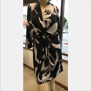BCBG Belted Wrap Dress
